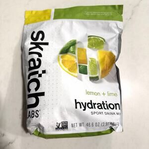 Skratch Labs Lemon Lime Hydration Sport Drink Mix 60 Servings 46.6 OZ 5/2027